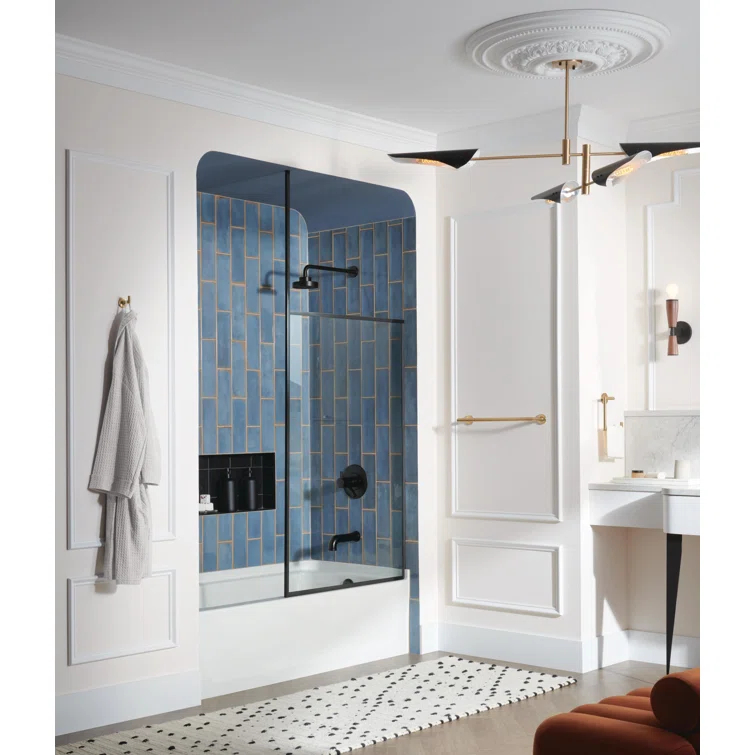 Chrome Modern Single Robe Hook with Brass Construction