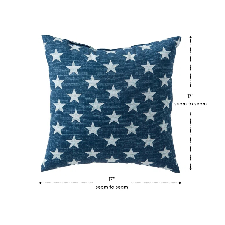 Indoor/Outdoor Reversible Throw Pillow