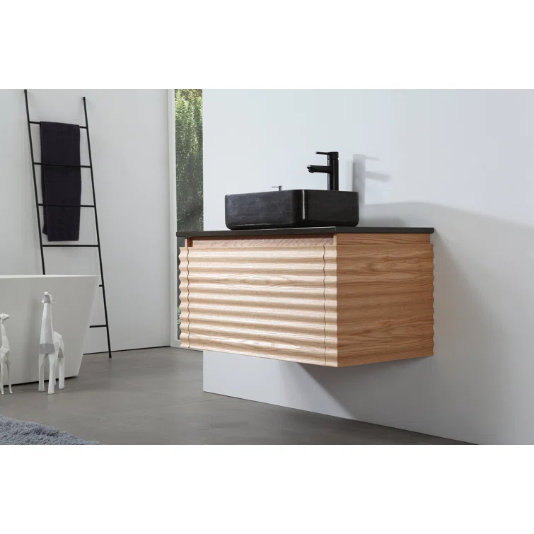 Makoto Floating Single Bathroom Vanity (36")