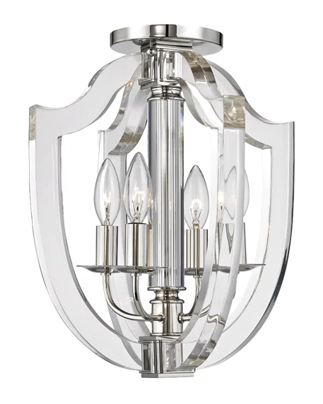 Arietta Acrylic Semi Flush Mount