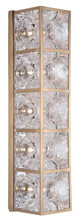 Fisher 22.75" Aged Brass Transitional Wall Sconce