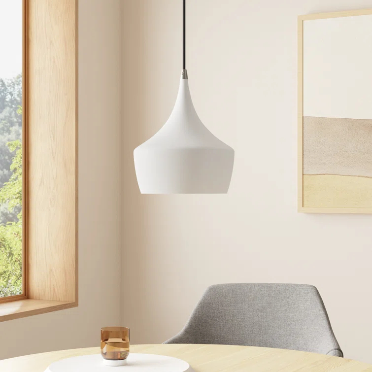 Schultz Single Light Metal Dimmable Pendant
