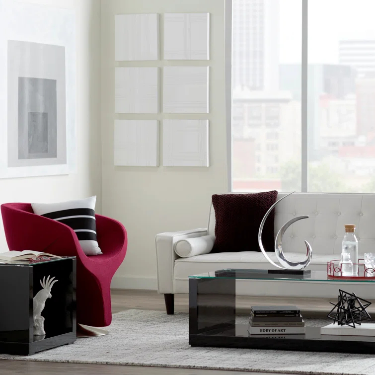 Gudinas Hand Tufted Performance Abstract Rug