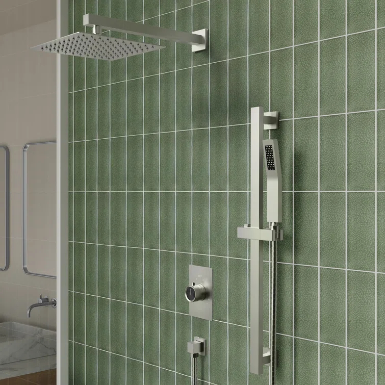 RainfallCascade 10" Pressure Balanced Slide BarShower System with Rough-In Valve