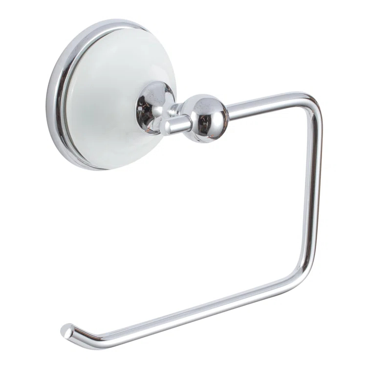 Brighton Single Post Wall Mounted Toilet Paper Holder