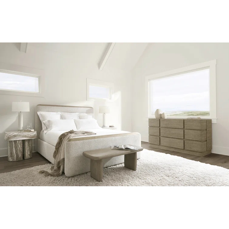 Arcadia Upholstered Panel Bed