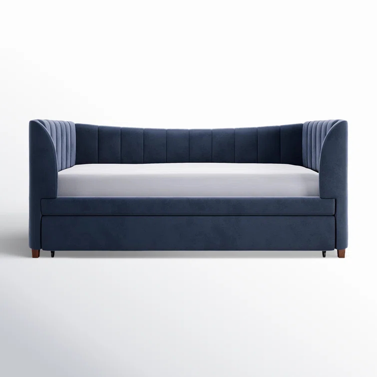 Valentina Twin Upholstered Daybed with Trundle