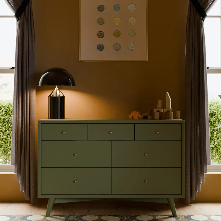 Palma 7 Drawer 53" W Double Dresser
