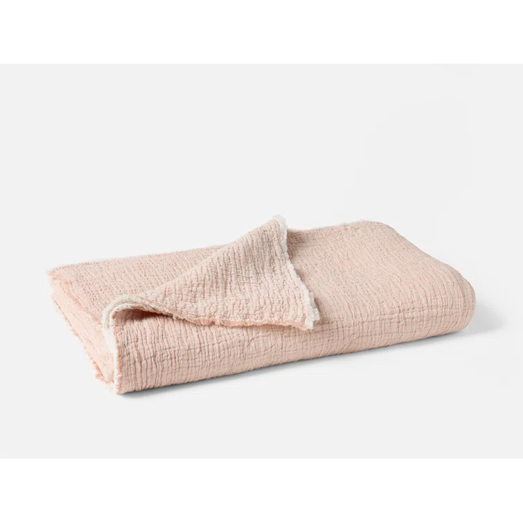 Topanga Matelasse Plain Weave / Muslin Throw Blanket