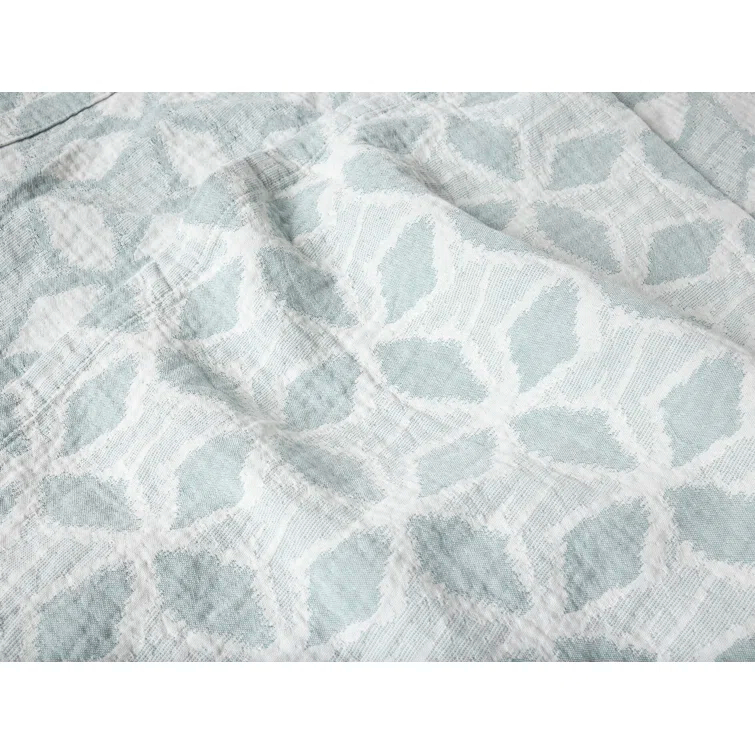 Coyuchi Palomar Organic Jacquard Throw Blanket
