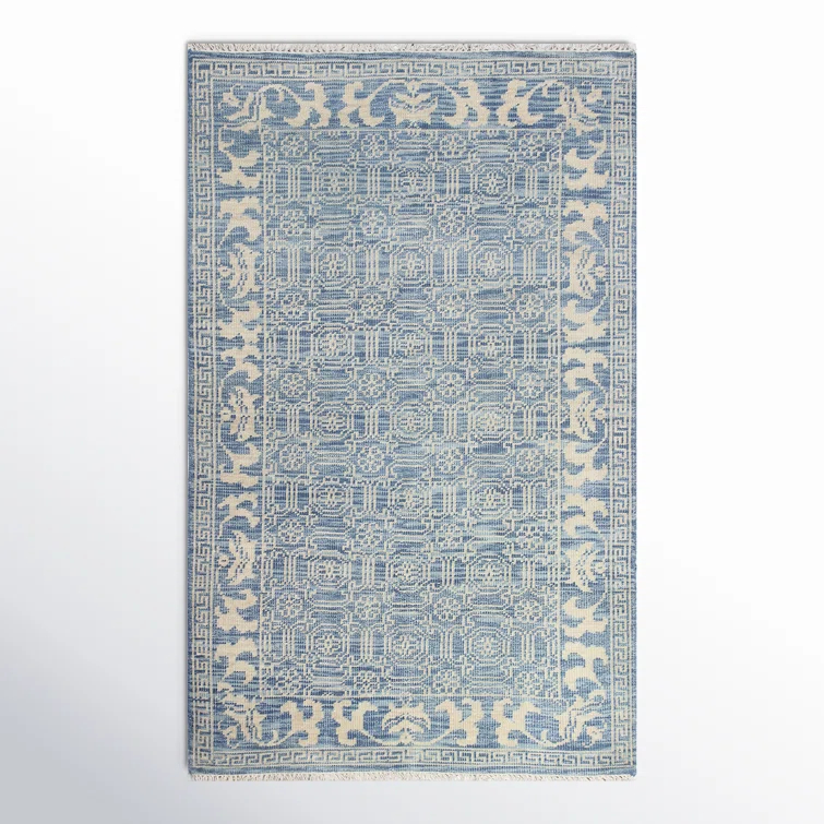 Addie Wool Denim/Cream Rug
