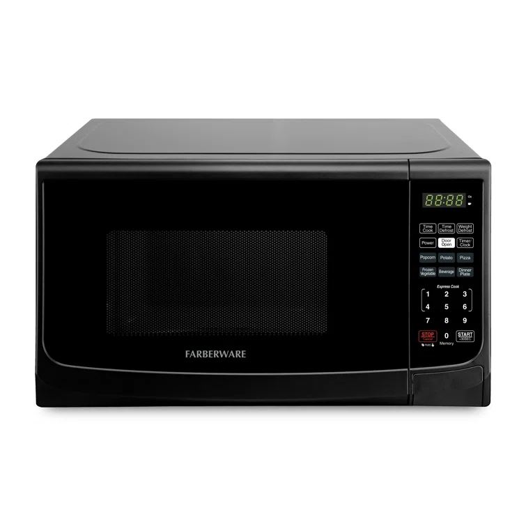 Farberware Farberware 0.9 Cubic Feet Countertop Microwave FM09BKA