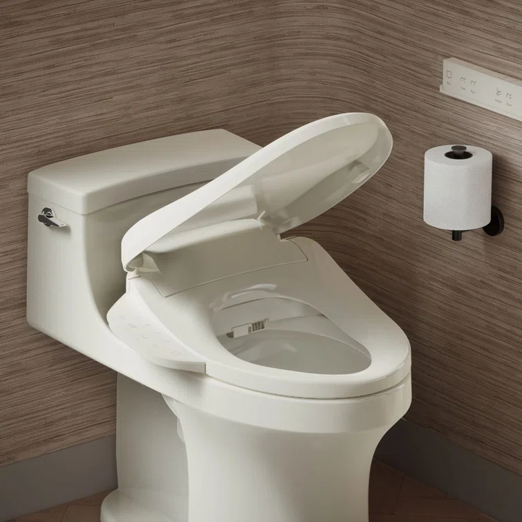Purewash E725 Elongated Bidet Toilet Seat With Remote Control