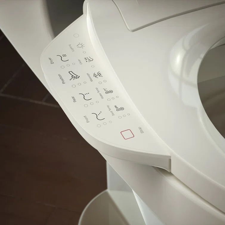 Purewash E725 Elongated Bidet Toilet Seat With Remote Control