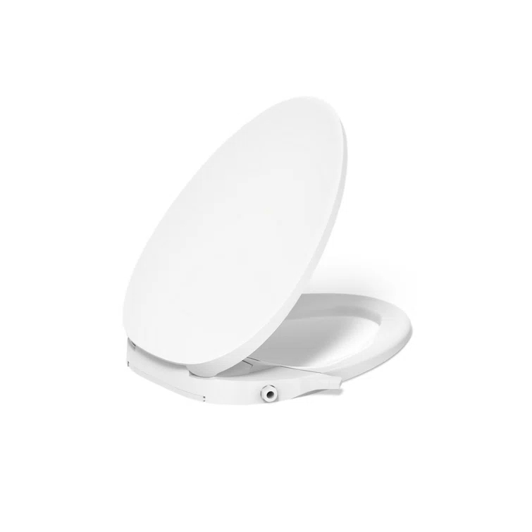 Purewash M300 Elongated Manual Bidet Toilet Seat, Non-Electric Bidet with Adjustable Bidet Sprayer