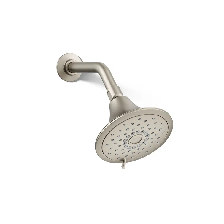 Kohler Forte 1.75 gpm Multifunction Wall Mount Showerhead, Three Spray Settings, 5.5" High Pressure Spray Head