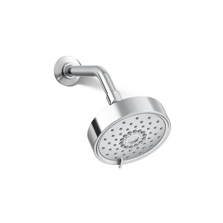 Kohler Purist 2.5 Gpm Multifunction Wall Mount Showerhead, Three Spray Settings, 5.5" High Pressure Spray Head