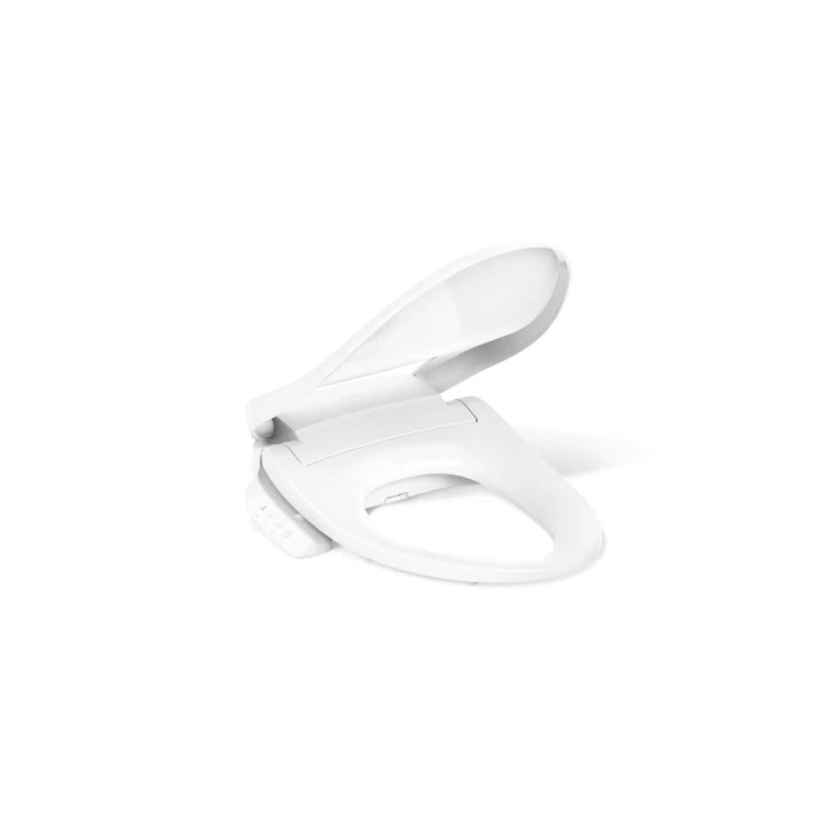 PureWash E545 Elongated Heated Bidet Toilet Seat, Electric Bidets for Existing Toilets