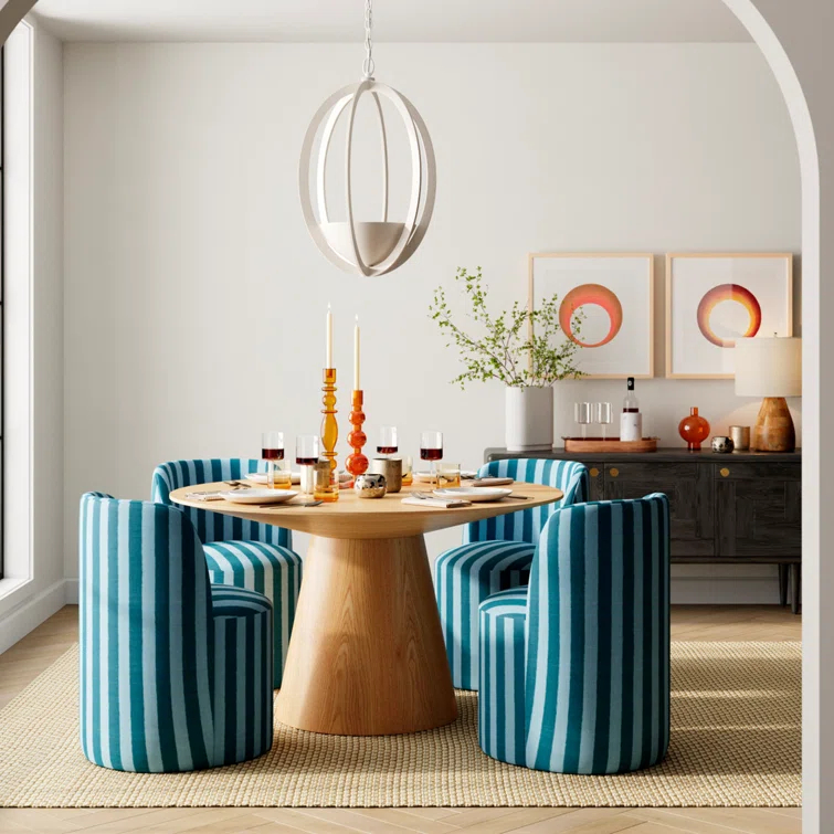 Barra Round Dining Table - Natural