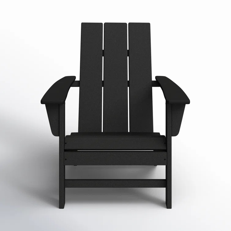 Modern Adirondack High-Density Polyethylene (HDPE) Outdoor Adirondack Chair
