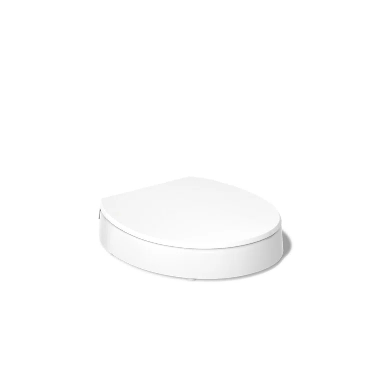 Hyten Elevated Toilet Seat with Quiet-Close Lid and Seat and Grip-Tight Bumpers
