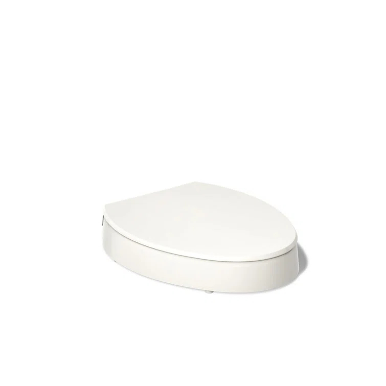 Hyten Elevated Toilet Seat with Quiet-Close Lid and Seat and Grip-Tight Bumpers