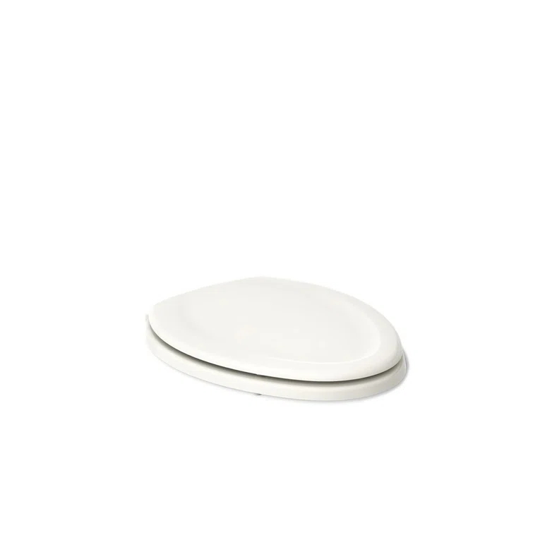 Stonewood Compression-Molded Wood Toilet Seat with Color-Matched Plastic Hinges