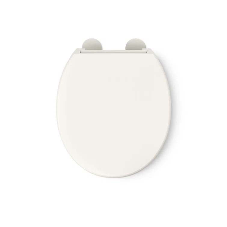 Hyten Elevated Toilet Seat with Quiet-Close Lid and Seat and Grip-Tight Bumpers