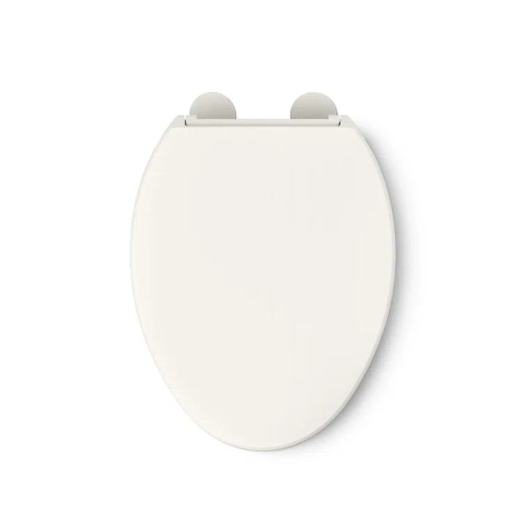 Hyten Elevated Toilet Seat with Quiet-Close Lid and Seat and Grip-Tight Bumpers