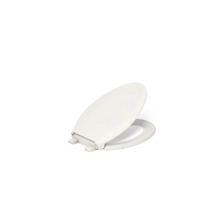 Kohler Brevia Quiet-Close Toilet Seat with Grip-Tight Bumpers and Quick-Attach Hardware