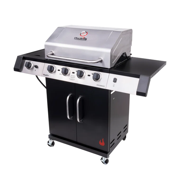 Charbroil Performance Series Infrared 4-Burner Propane Gas Grill, Black