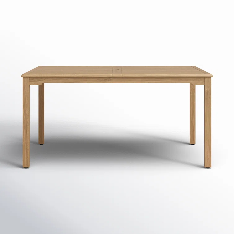 Sonlin 59'' Teak Outdoor Dining Table