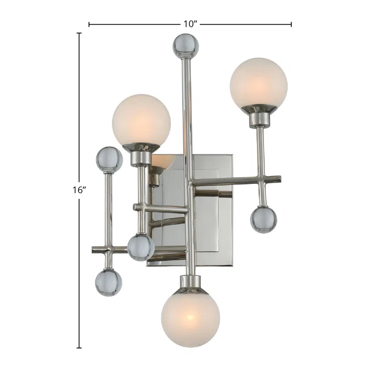 Mercer Steel Armed Sconce