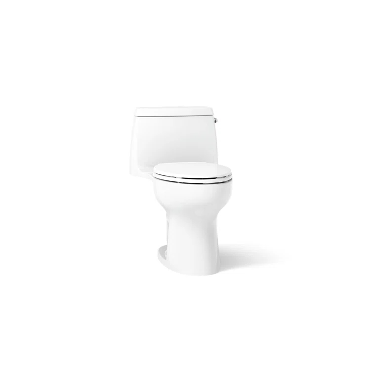 Santa Rosa One-Piece Compact Elongated 1.6 Gpf Toilet With Revolution 360 Swirl Flushing Technology