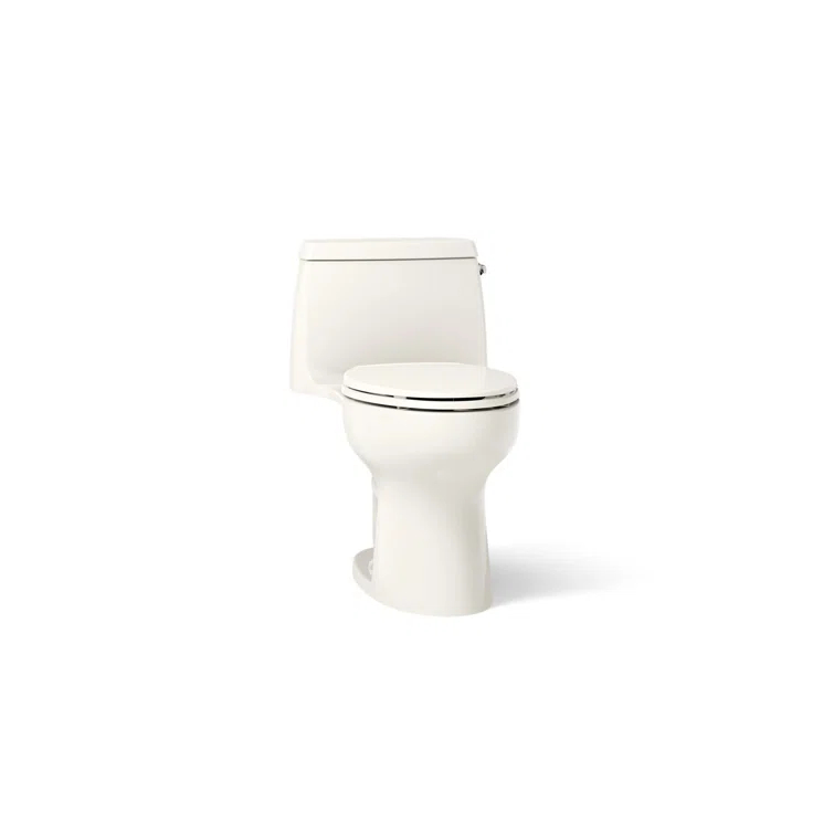 Santa Rosa Comfort Height One-Piece Compact Elongated 1.28 Gpf Toilet With Revolution 360 Swirl Flushing Technology