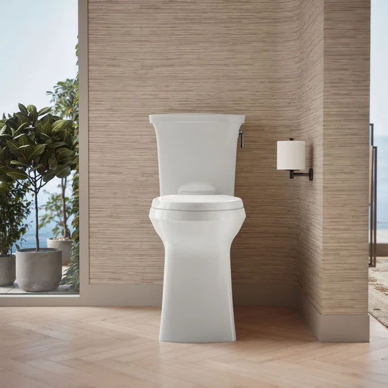Corbelle™ 1.28 GPF Water Efficient Elongated Two-Piece toilet (Seat Not Included)