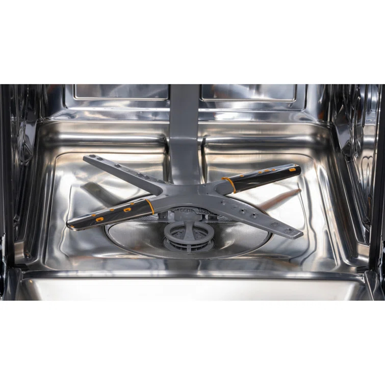24-inch Wide QuadWash Front Control Dishwasher - Stainless Steel