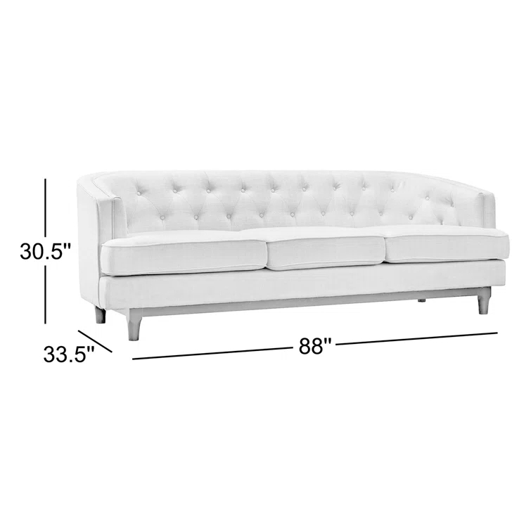 Modway Carson Carrington Nassjo Tufted Sofa