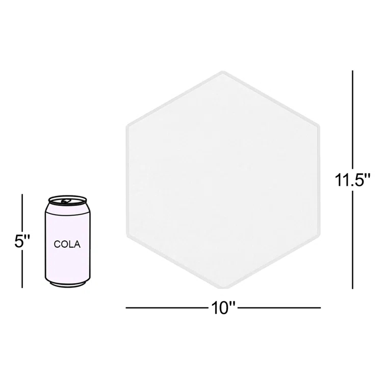 Makoto 18 Pieces - Matte Hexagon Porcelain Tile
