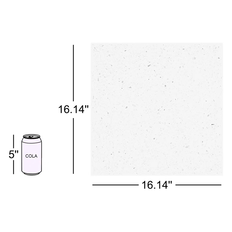 Durham 16.14 in. x 16.14 in. Polished Terrazzo Floor and Wall Tile (3.61 Sq. Ft. / Case)