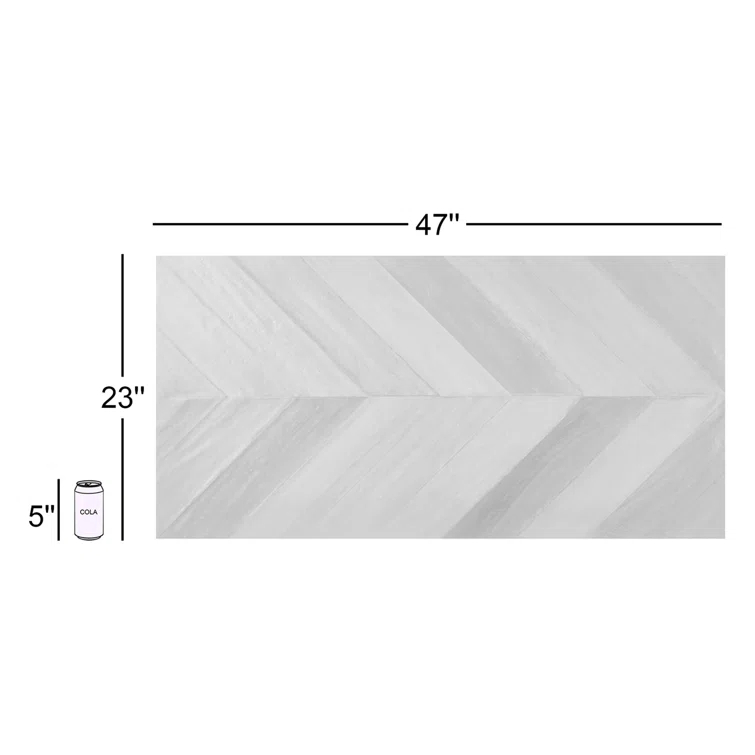 Nord 23" x 47" Porcelain Stone Look Wall & Floor Tile