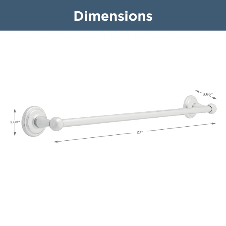 Jamestown 24" Wall Mounted Towel Bar