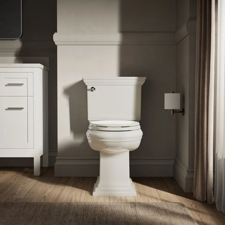 Stonewood Quiet-Close Compression-Molded Wood Toilet Seat