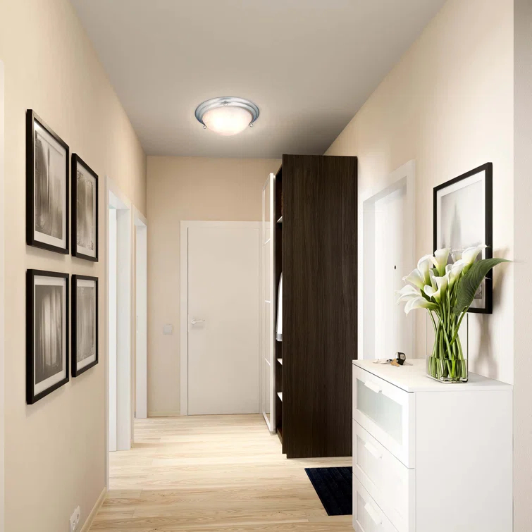 Lunar Glass Flush Mount