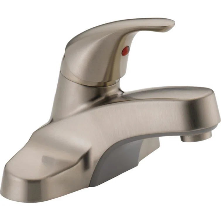 Core Centerset Bathroom Faucet with Drain Assembly, 2-handle Bathroom Sink Faucet