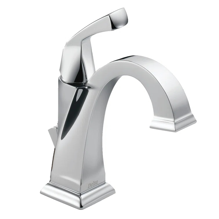 Dryden Single Hole Bathroom Faucet with Drain Assembly, Single Handle Bathroom Sink Faucet