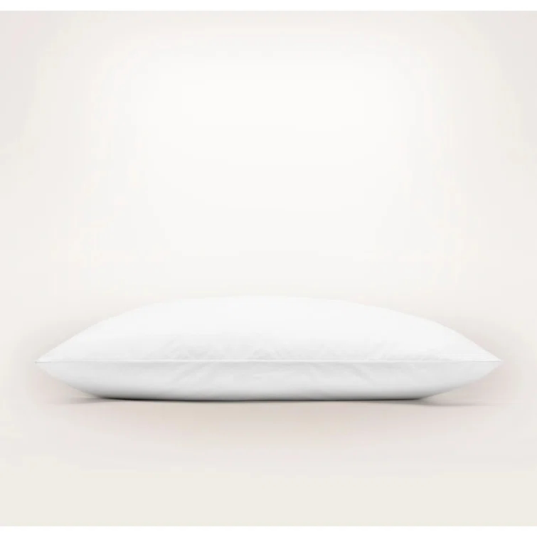 BOLL & BRANCH Down Alternative Pillow - Medium, Standard - Cooling Shell - Hypoallergenic Primaloft Luxury Down Alternative Fill - Superior Support