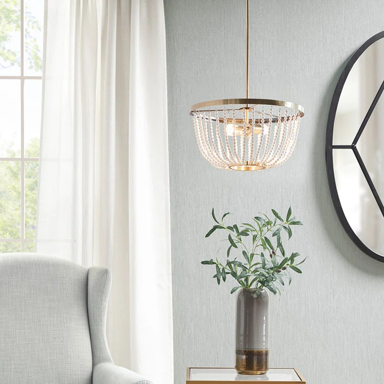 Hampton Hill Melrose 2-Light Beaded Chandelier