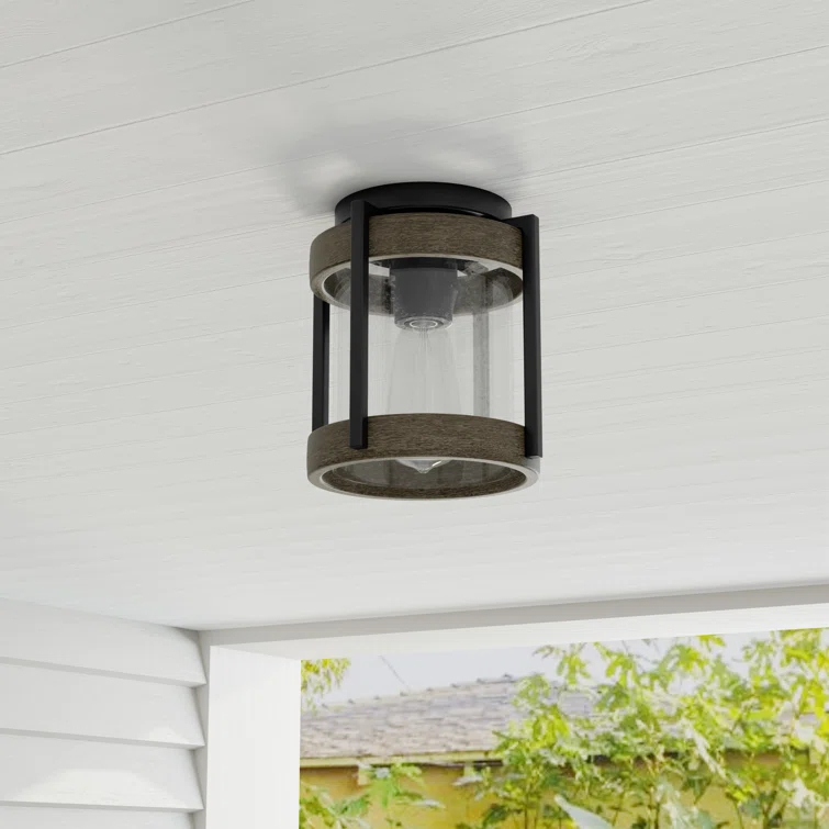 1 - Bulb Outdoor Flush Mount
