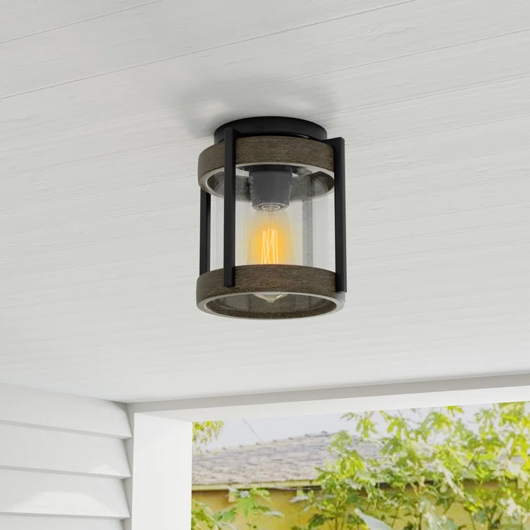 1 - Bulb Outdoor Flush Mount